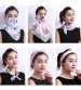 Khẩu trang lụa kiêm khăn cổ nhiều màu